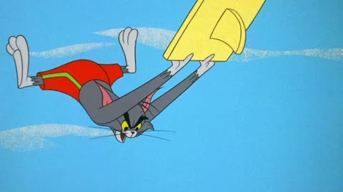 Tom And Jerry Surf Bored Cat