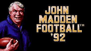 Genesis romJohn Madden 92, Buffalo vs Phoenix