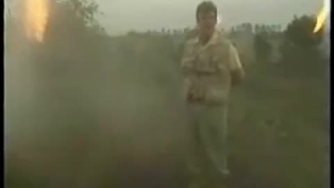 Reporter getting high on burning Coca Leaves