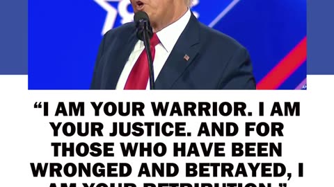 Trump- 'I am your warrior' - CPAC 2023