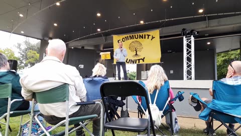 Glen Hartwig Gympie Mayor at Hoodys Heroes Community Unity Day Gympie 13. 05. 2023