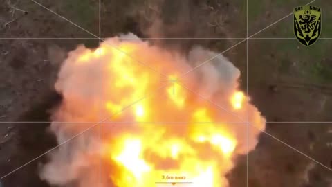 Insane Detonation of 50 Tank Mines Russians Left By The Road