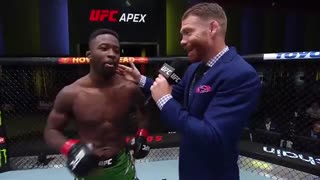 Sodiq Yusuff Octagon Interview | UFC Vegas 61