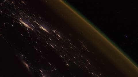 Rocket Launch as Seen from the Space Station