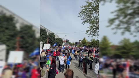 Manifestation a l'Assomption 1 octobre 2022