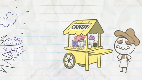 Pencilmate Steals Candy! -in- LOLLIGAGS - Pencilmation Cartoons