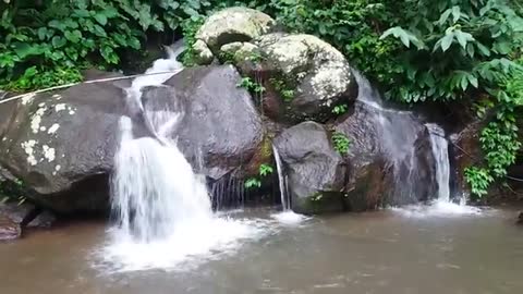 Curug Sawer religious tourist attraction