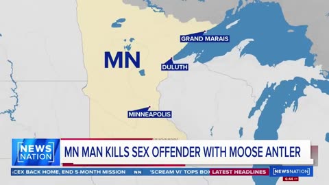 Minnesota man kills sex offender using moose antler and shovel, sheriff says