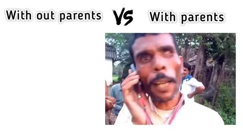 Without parents vs with parents