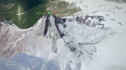Mt. Cayley Volcano Heat Detected