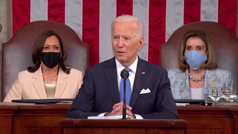 president joe biden delivering his first speech in the white house