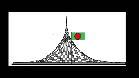 Draw the national memorial of Bangladesh | Smriti shoudho |জাতীয় স্মৃতিসৌধ, বাংলাদেশ