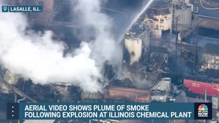 America under atack: Illinois chemical plant explosion causes massive fire