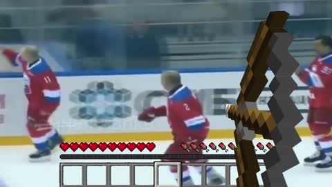Putin fell, but this is Minecraft