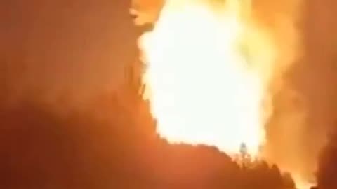 A gas pipeline explosion has occurred in the Sverdlovsk region of Russia! 🔥