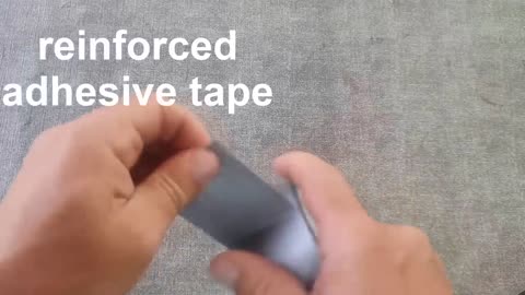 HYDRAULIC PRESS VS ADHESIVE TAPE, ORDINARY AND REINFORCED