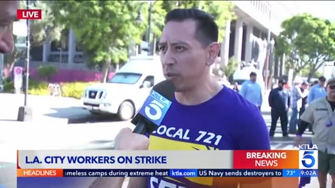 Los Angeles, Happening Now: More than 10k L.A. city workers go on strike