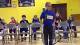 Landon's 4th Grade Spelling Bee