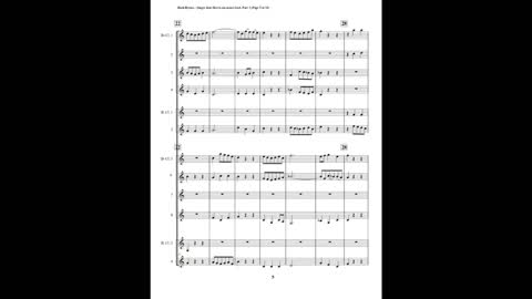 J.S. Bach – Motet: “Singet dem Herrn ein neues Lied”, Part 1 (Double Clarinet Choir)