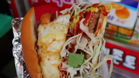 Best-selling burger in Korea