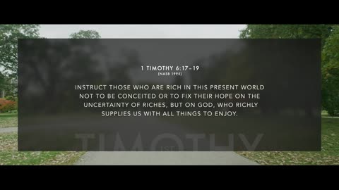 1 Timothy Session 7