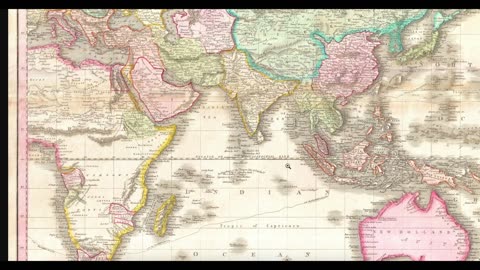 How To Find Israel On The 1818 Pinkerton World Map