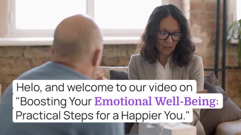 Enhancing Your Emotional Well-Being