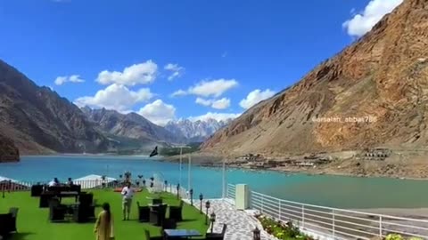 Attabad Lake , Hunza Valley , Lunch at Hunza