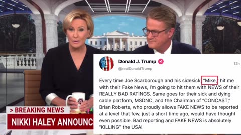 MSNBC'S MORNING MIKA HAS MELTDOWN AFTER TRUMP REFERRED TO HER AS "MIKE"