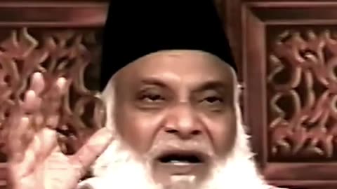 DR ISRAR AHMED K ankho mein aansoo.aysa kie