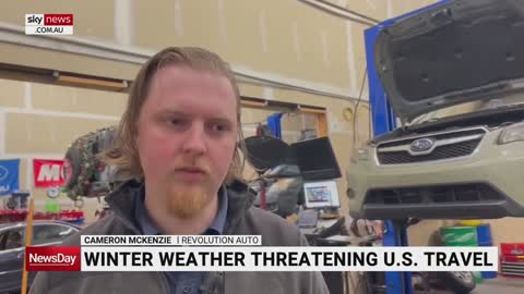 Winter weather threatening US travel