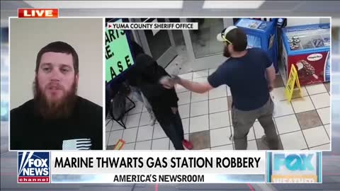 Marine Who Took Down Armed Robber Speaks Out