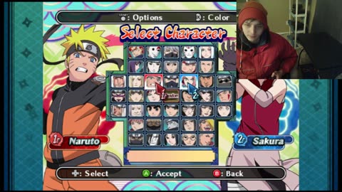 Kurenai The Jonin VS Hinata Hyuga In A Naruto Shippuden Clash of Ninja Revolution 3 Battle