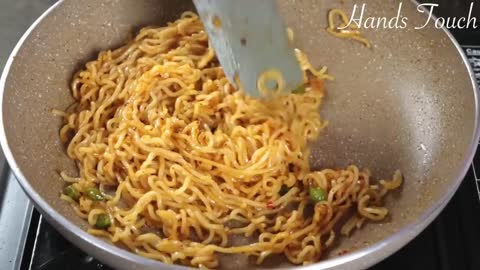 Very easy and delicious Noodles Recipe ready in 10 minutes, you will love this recipe !!