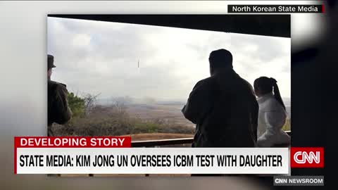 Kim Jong Un's daughter seen in first public appearance