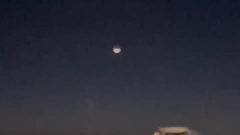 Crescent Moon In Playa Del Carmen