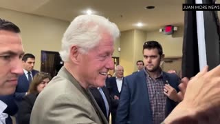 Bill Clinton recently confronted about his relationship with Jeffrey Epstein