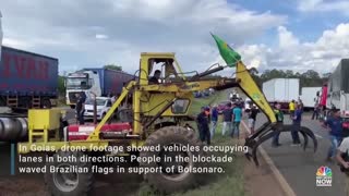 Brazilian Truckers Create Multiple Blockades In Support Of Bolsonaro