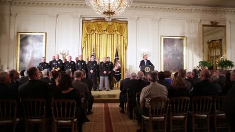 Donald Trump awards National Heroes