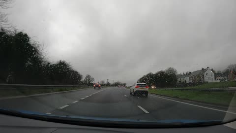 Driving to a supermarket. Devon. Speedlapse GoPro 23rd March 2023
