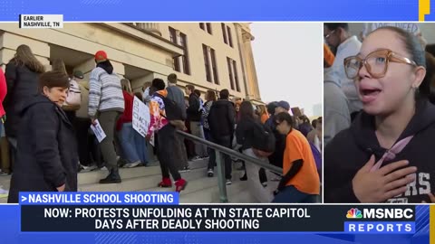 Protesters rally for gun reform at Tennessee state capitol after Nashville shooting