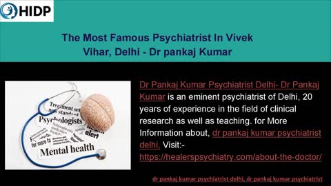 Dr. Pankaj Kumar best online psychiatrist
