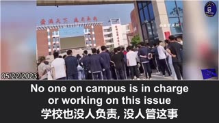 A senior high school in Communist China has withheld three months' salary from its teachers