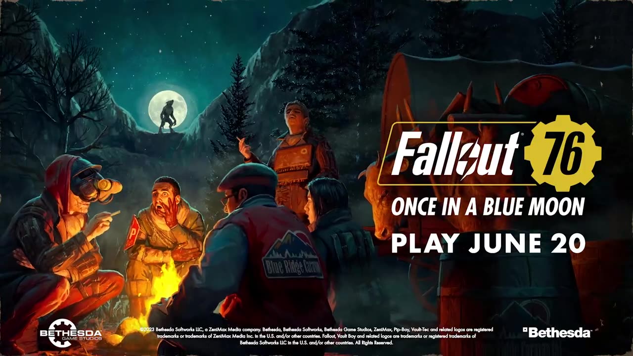 Fallout 76 - Once in a Blue Moon Launch Trailer | PS4 Games