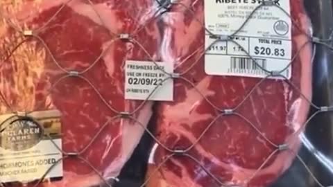 Walmart Alarm Locking Angus Steak