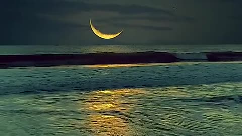 Beautiful moon view