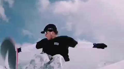 Extreme sports skiing, very cool
