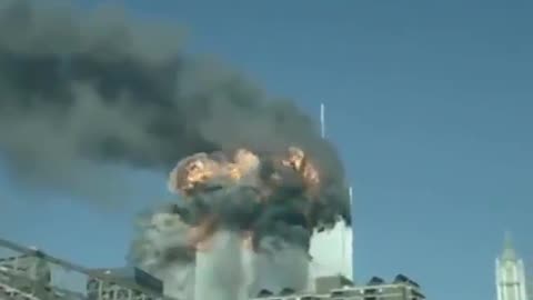 911 clip surfaced years later…. No planes just bombs