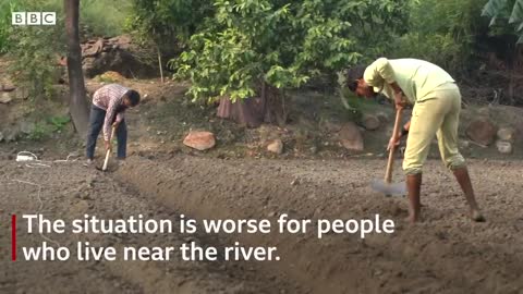 Sacred river pollution posing health risks for Hindu ritual - BBC News