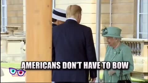 Trump Took * Wierd* Handshake with Queen!